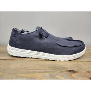 SKECHERS Men’s Relaxed Fit Slip On Size 13 Blue Memory Foam 59988 Shoes